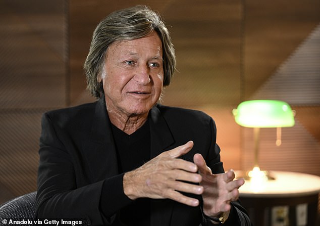 Ms Hadid, whose father is 75-year-old property developer Mohamed Hadid (pictured), has courted controversy for online comments expressing her support for Gaza