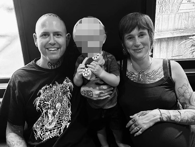 Sally Patti (right) and Thomas Townend (left) lost their twin babies in a 'wild birth' at their home in Mullumbimby, part of the Byron Shire, earlier this month