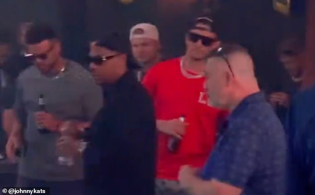 Patrick Mahomes was spotted partying in Las Vegas, two weeks after winning the Super Bowl