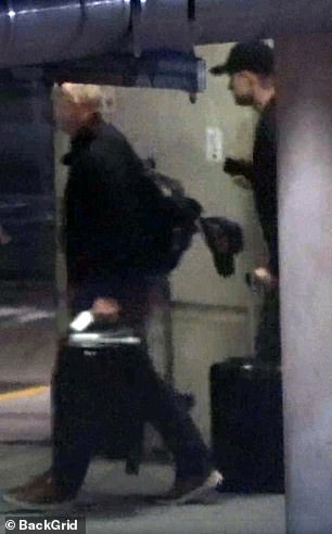 The 39-year-old Duke of Sussex was spotted outside LAX airport on Wednesday evening, about 12 hours after he was spotted at London's Heathrow Airport.