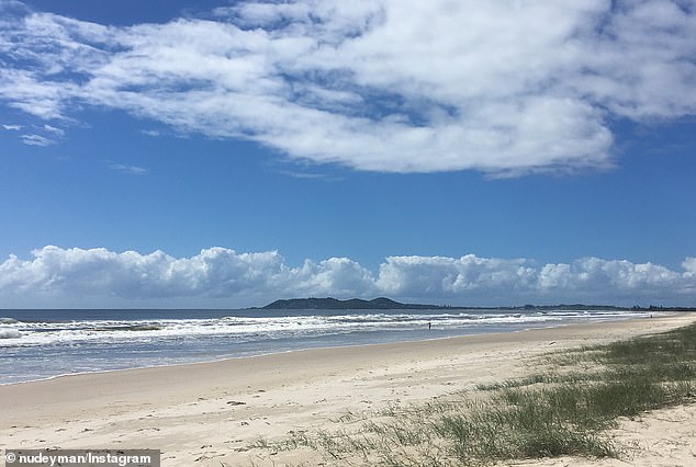 Tyagarah Beach, near New Zealand's northern coastal town of Byron Bay, has been a clothing-optional area since 1998