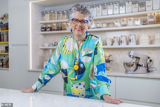 These days it's hard to imagine The Great British Bake Off without the composed presence of Prue Leith, but the presenter admits her introduction to the show was far less assured.