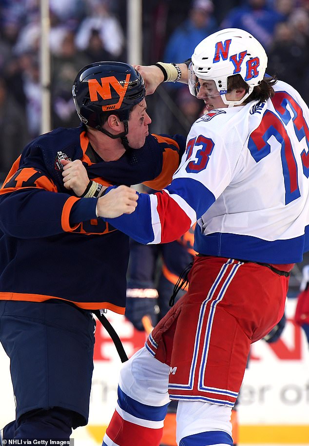 Martin has a lot of experience in NHL fighting, as Rempe fought him on his first NHL squad