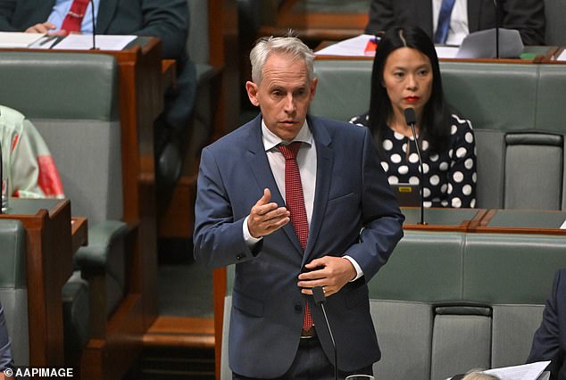 Calls for the resignation of Immigration Minister Andrew Giles (pictured) have increased following Senate revelations about the crimes committed by dangerous prisoners released following a Supreme Court ruling