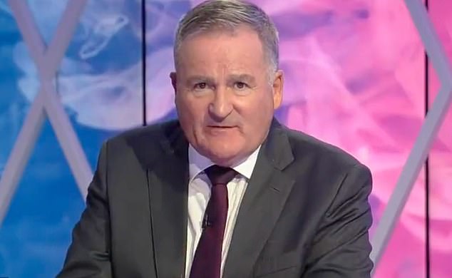 Richard Keys complained on social media about players cutting holes in their socks