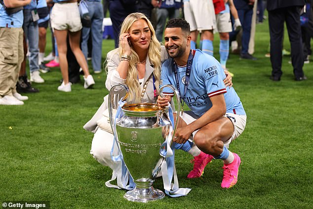 Ward said she was 'overwhelmed' after ex-Man City star Mahrez informed her he would be joining Saudi Pro League club Al-Ahli