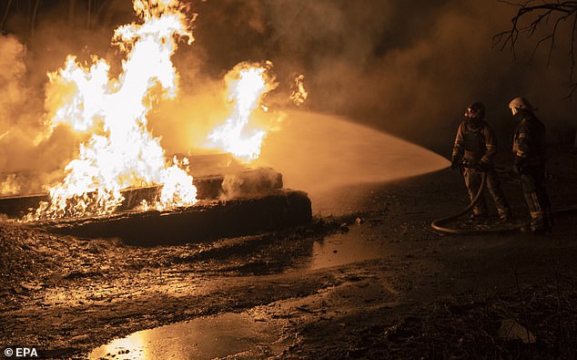 A devastating attack on a gas station in Kharkiv destroyed 15 houses and killed seven people