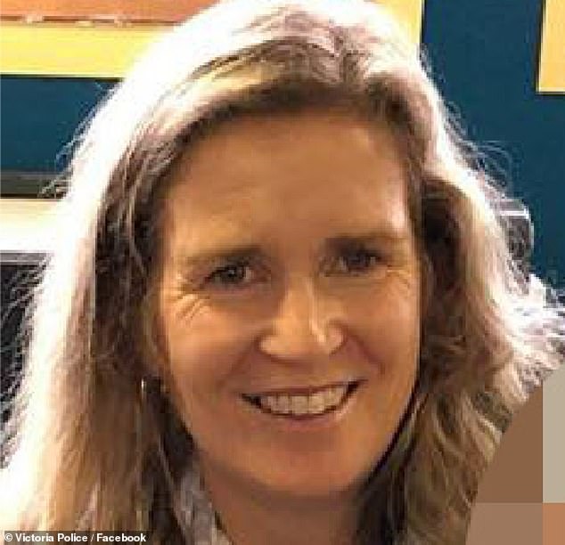 Ms Murphy (pictured), 51, disappeared on Sunday after leaving her home on Eureka Street, East Ballarat, in Melbourne's northwest, at 7.16am to go for a run.