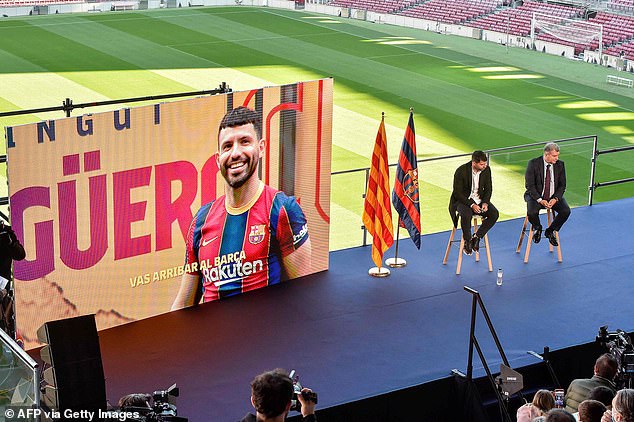 However, Aguero announced his decision to retire from football during a press conference at Camp Nou