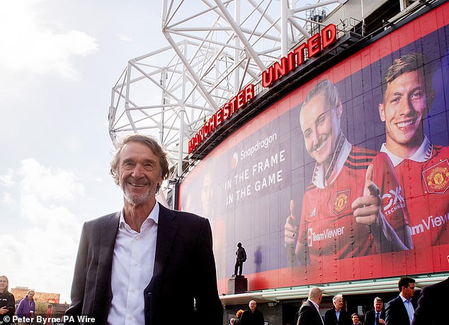 Sir Jim Ratcliffe has been warned that development around Old Trafford could take up to 20 years, with the billionaire keen to turn Man United's stadium into the 'Wembley of the North'.