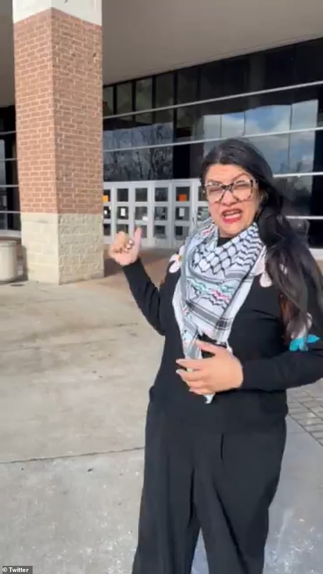 'Squad' member Rashida Tlaib called Israeli Prime Minister Benjamin Netanyahu a 'genocidal maniac' in comments at a ceasefire meeting in Dearborn, Michigan