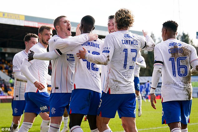 St Johnstone 0 3 Rangers Philippe Clements side go TOP of Scottish