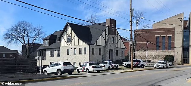 Officers received a call just before noon on Wednesday at the Lambda Chi Alpha fraternity house in Bowling Green, Kentucky