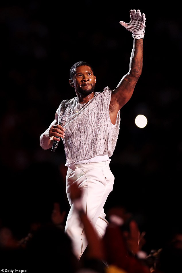 Usher brought out a slew of surprise celebrity guests during his 15-minute Super Bowl halftime show, though many fans noticed a subtle tribute to Michael Jackson