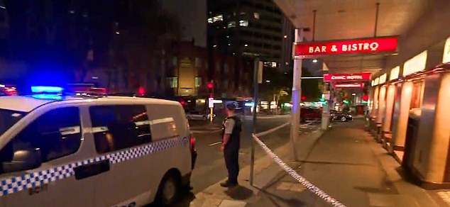 Police have closed parts of Goulburn and Pitt Streets in Sydney's CBD after a stabbing left three people in hospital early Tuesday morning