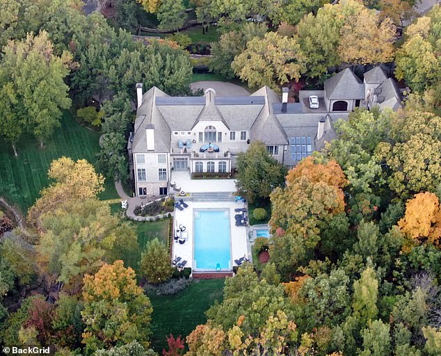 Travis moved into this $6 million mansion in Kansas City shortly after he started dating Swift — where a crazed fan also found a way to get in and knock on his window