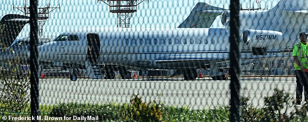 Taylor Swift is finally ready to complete her long journey to the Super Bowl this afternoon after boarding a flight from Los Angeles to Las Vegas