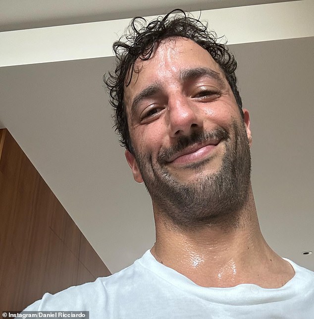 Ricciardo has returned Down Under for his F1 holiday to spend time with friends and family