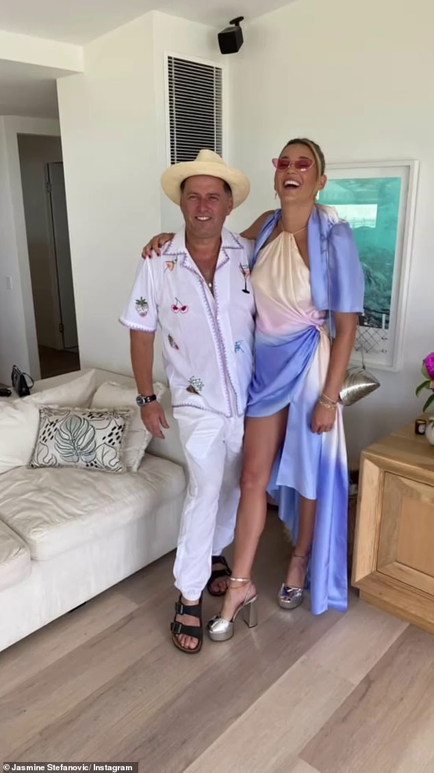 Karl Stefanovic spared no expense when it came to celebrating his wife Jasmine's 40th birthday in Noosa earlier this month with their closest friends and family