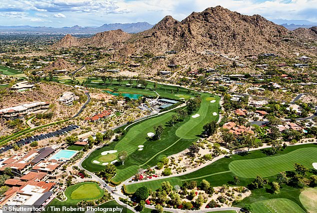 Paradise Valley is Arizona's wealthiest community, located between Phoenix and Scotsdale, and features luxury golf courses