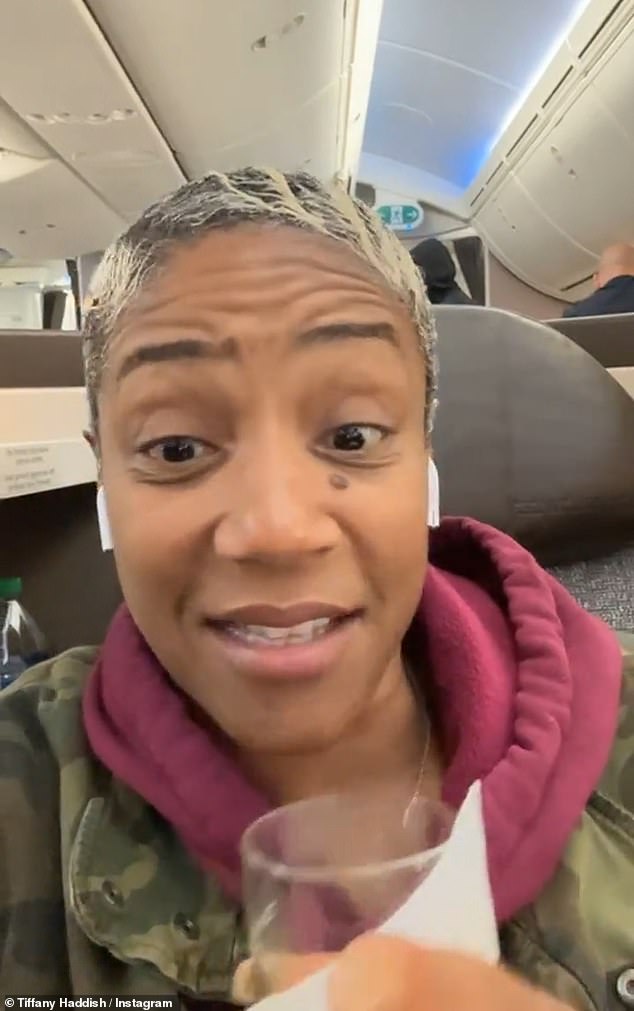 Tiffany Haddish, 44, faced flak on social media Tuesday when she shared a clip from the first-class cabin of a flight bound for Israel, where she said she was visiting to better understand the ongoing conflict with Hamas.