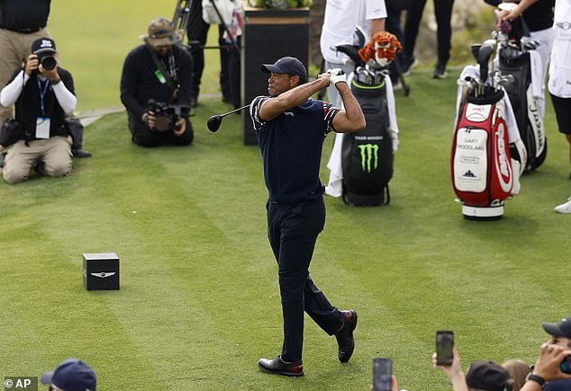 Tiger Woods has completed the tee and needs to score well to reach the finish line at the Genesis Invitational