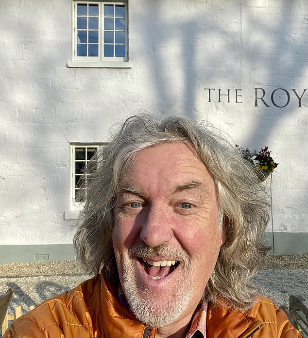 James May, pictured, is co-owner of the Royal Oak bar in Swallowcliffe, Wiltshire