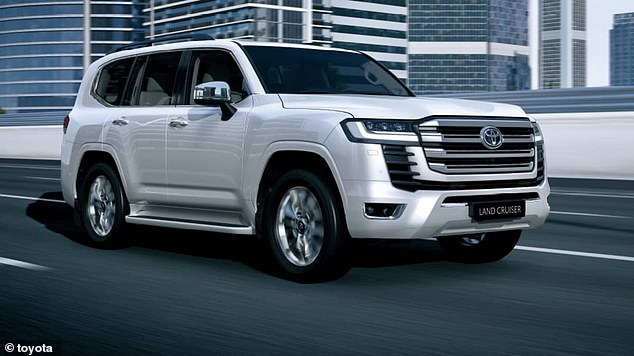 The recall affects Toyota Landcruiser models as well as the company's Tundra models built between 2021 and 2024 (photo is Toyota Landcruiser)