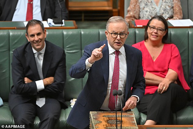 One of Anthony Albanese's most senior ministers has issued a warning about mortgage stress, with Treasurer Jim Chalmers (left) pointing out