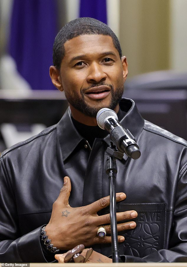 Usher, 45, is set to make a huge comeback with a new breakup song ahead of his ninth album (pictured in October 2023)