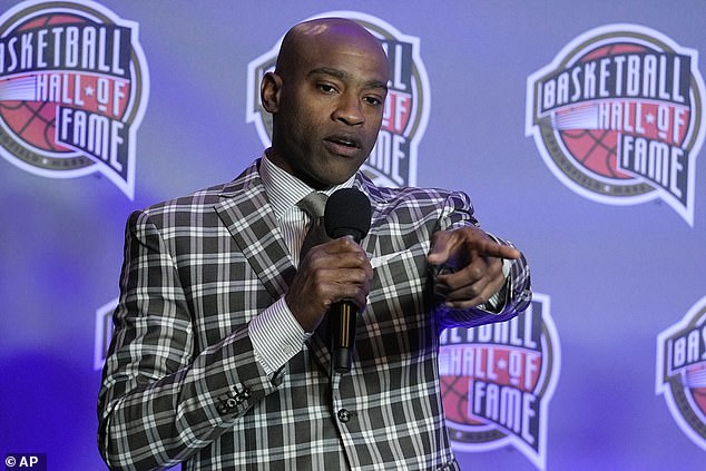 NBA icon Vince Carter was named one of the finalists for the Basketball Hall of Fame