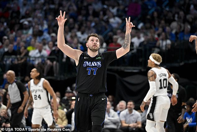 Doncic averaged almost a triple-double per game this season with the Dallas Mavericks