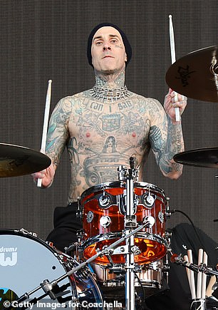 Pictured: Travis Barker