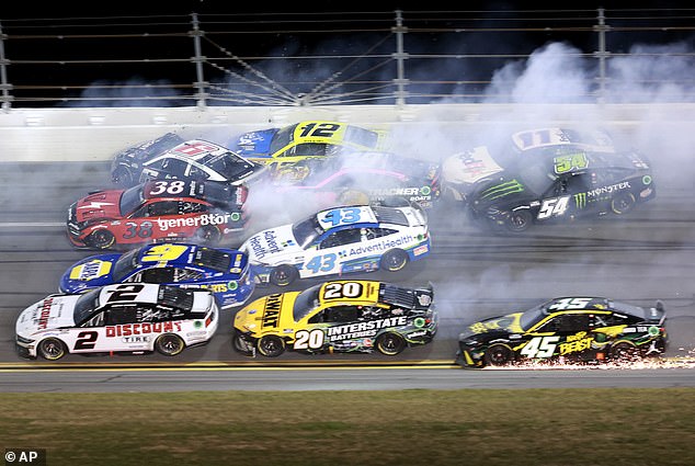 Monday's Daytona 500 saw a massive crash involving more than half the field in Florida