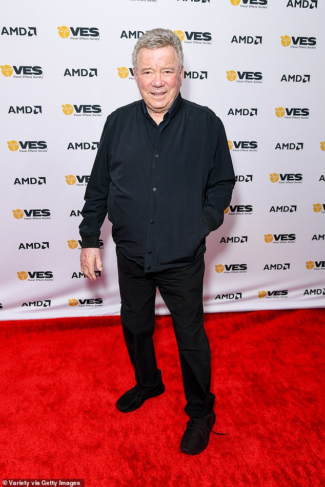 William Shatner celebrated an iconic career Wednesday at the 22nd annual Visual Effects Society Awards