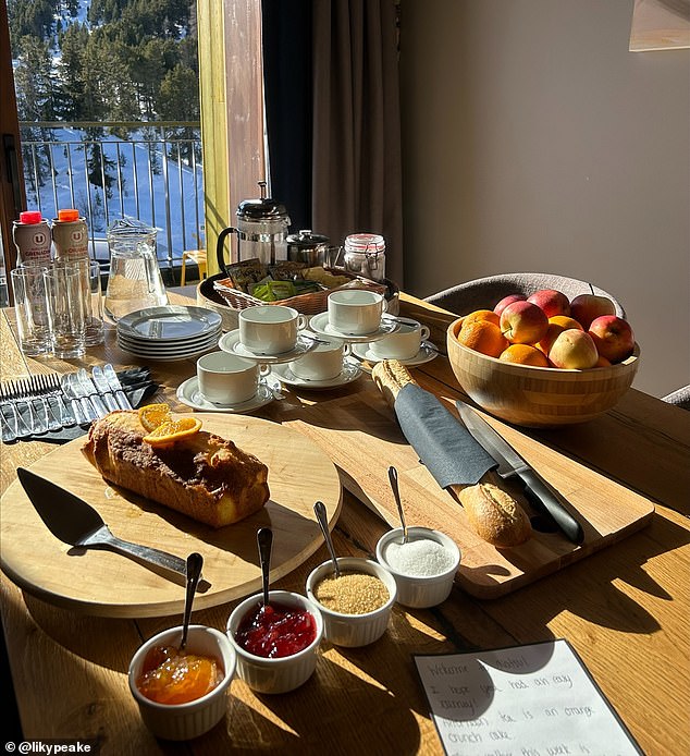 A typical day as a chalet host starts at 6am and consists of 'cooking, cleaning and building a relationship with the guests'