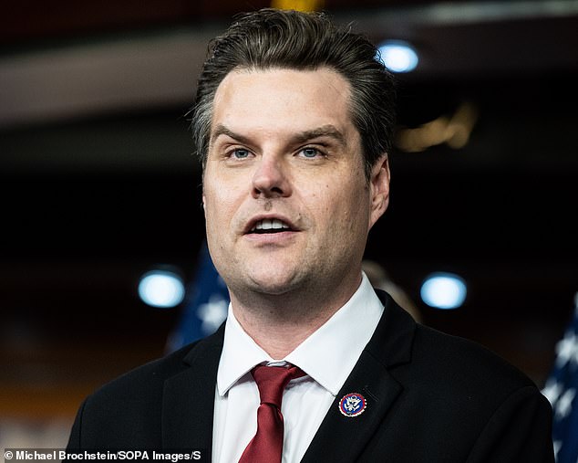 A woman said she had sex with Matt Gaetz during a 