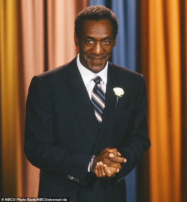 Cosby is pictured on The Tonight Show Starring Johnny Carson in September 1986