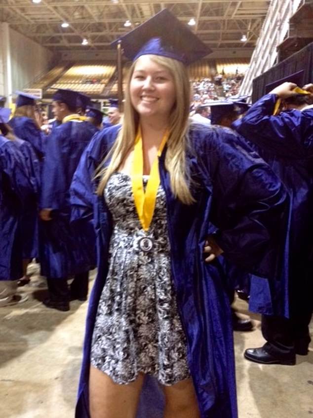 Taylor was determined to become the first in her family to graduate from college