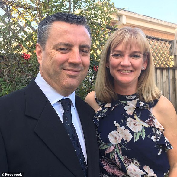 Anthony Langford, 51, (pictured with his wife Kristine) was among those still missing from the disaster. He was declared dead by police on Sunday