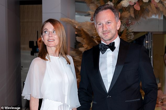 Halliwell and Horner attend the gala dinner for the F1 Monaco Grand Prix on May 28, 2023