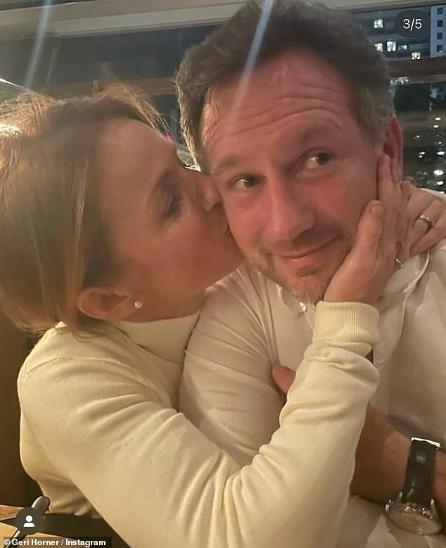 The Spice Girls star said she is 'very grateful' that Christian Horner is her 'best friend'