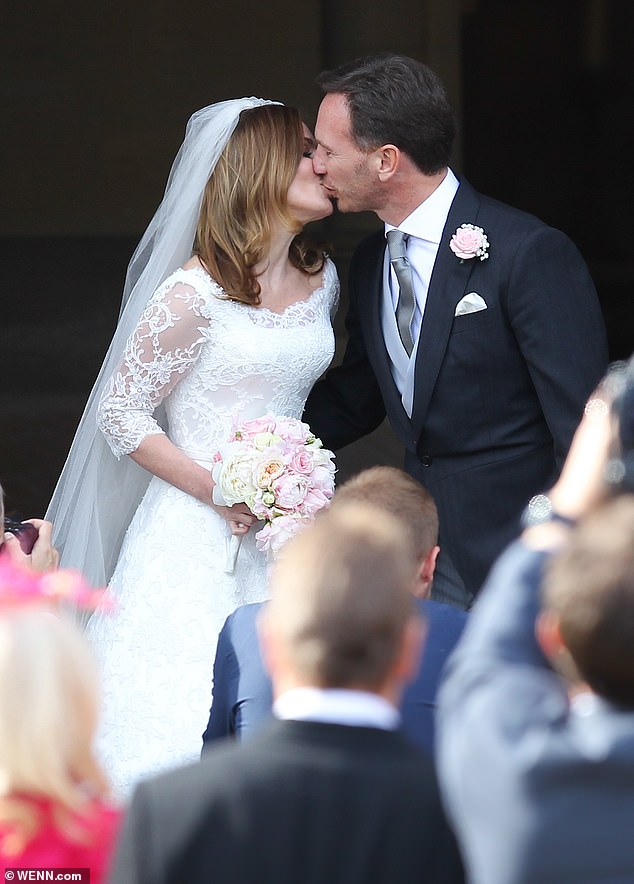 The couple married in 2015 in a star-studded ceremony at St Mary's Church in Woburn