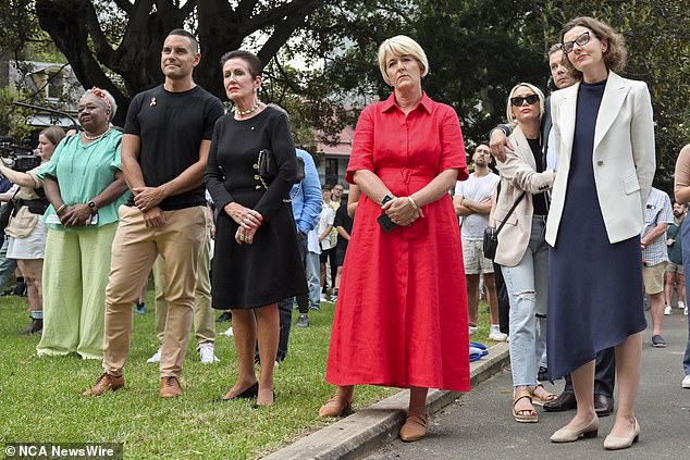 Independent Member for Sydney Alex Greenwich and Sydney Mayor Clover Moore (pictured left) were also in attendance