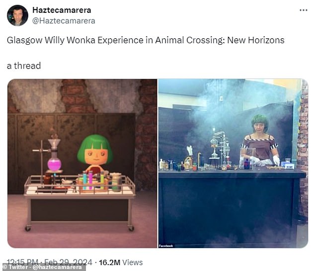 The Sims is not the only game that recreates the Willy Wonka Experience.  Yesterday, a user brought the event to life in Animal Crossing: New Horizons