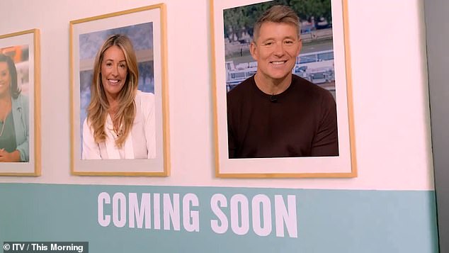 Paddy's appearance comes as Cat Deeley and Ben Shephard have been unveiled as the new presenters of This Morning