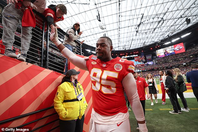 Jones was one of Kansas City's stars in their back-to-back Super Bowl victories