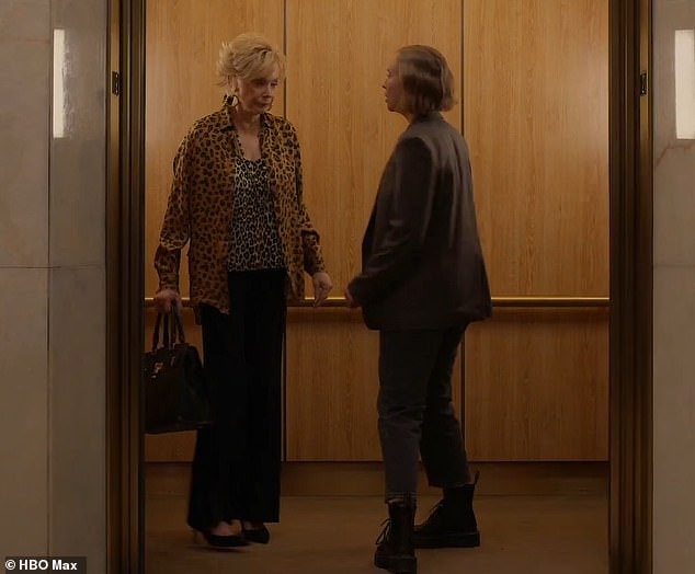 The trailer, which is set to Elton John's I'm Still Standing, then cuts to Ava trying to catch a ride by putting her hand in the door to prevent it from closing.