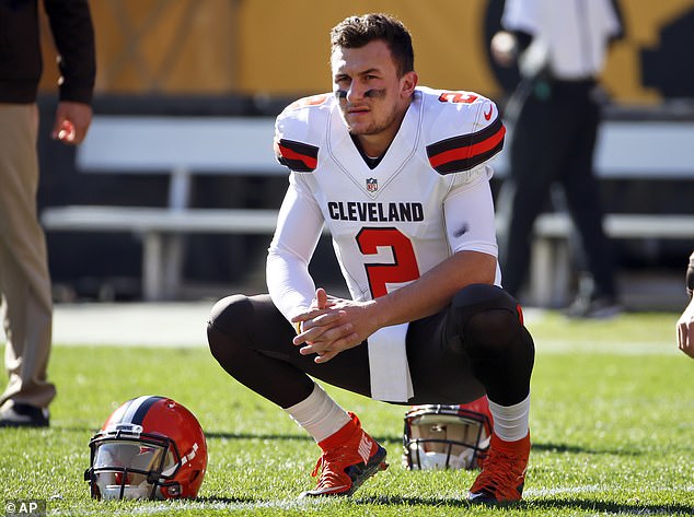 Manziel was originally drafted No. 22 by the Cleveland Browns and was cut after just two years