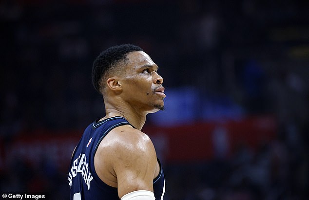 LA Clippers guard Russell Westbrook also suffered a broken left hand during his team's victory